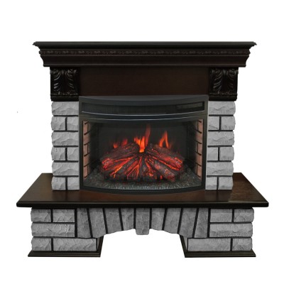 Камин электрический RealFlame Country Lux Rock 25 AO с FireField 25 SIR