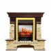 Каминокомплект Royal Flame Pierre Luxe - Темный дуб / Сланец с очагом Fobos FX M Brass