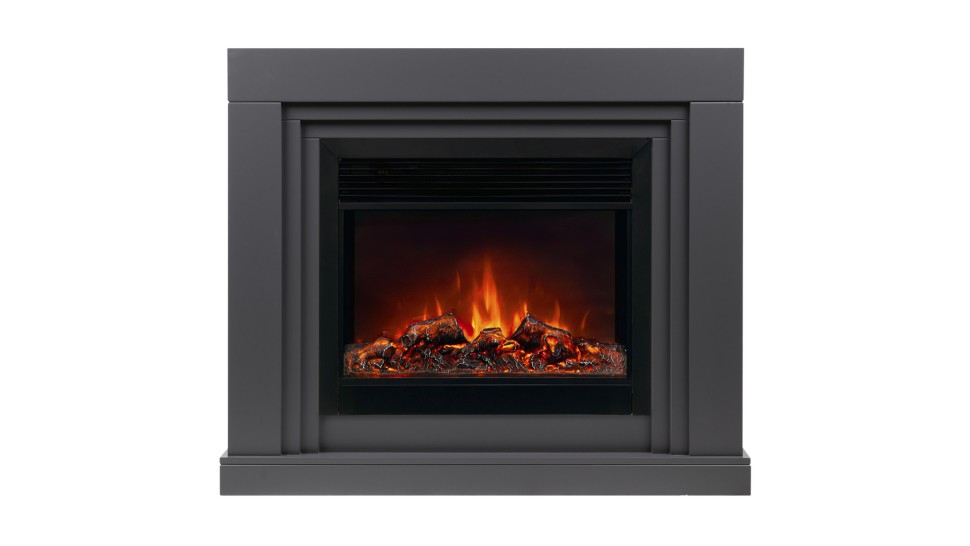 Камин электрический RealFlame Stanley 26 GR с очагом MoonBlaze BL Lux S