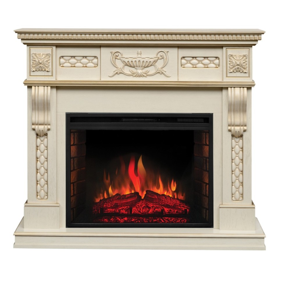 Камин электрический RealFlame Corsica Lux WT с Sparta 25,5 LED