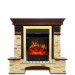 Каминокомплект Royal Flame Pierre Luxe - Темный дуб / Сланец с очагом Majestic FX Brass