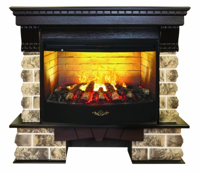 Камин электрический RealFlame Kansas 33 AO c FireStar 33 3D