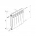 Royal Thermo BiLiner 350 V 12 секций Bianco Traffico радиатор