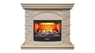 Камин электрический RealFlame Elford 25,5 WT c очагом FireStar 25,5 3D