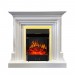 Каминокомплект Royal Flame Bradford - Белый с очагом Majestic FX Brass