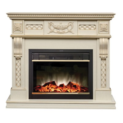 Камин электрический RealFlame Corsica Lux WT с Moonblaze LUX BR