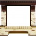 Портал Dimplex Pierre Luxe угловой под очаг SYMPHONY 26  (угловой, сланец, темный дуб)