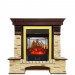 Каминокомплект Royal Flame Pierre Luxe - Темный дуб / Сланец с очагом Majestic FX M Brass