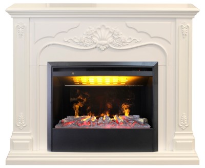 Камин электрический RealFlame Victoria 26 WT с 3D Helios 26 SBG