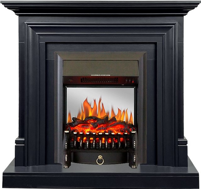 Каминокомплект Royal Flame Bradford - Серый графит с очагом Fobos FX M Black