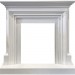 Каминокомплект Royal Flame Bradford - Белый с очагом Majestic FX M Brass