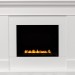 Каминокомплект Dimplex California - Белый (Глубина 380) с очагом Cassette 400 LNH-INT PS (без дров)