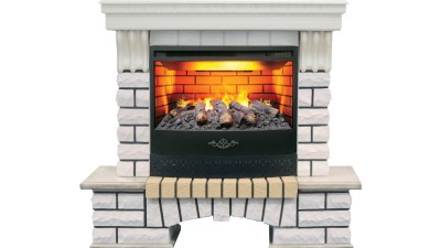Камин электрический RealFlame Country 25,5 WT c очагом FireStar 25,5 3D