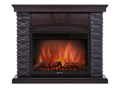 Electrolux Porto 25 сланец черный, шпон венге с очагом EFP/P-2520LS