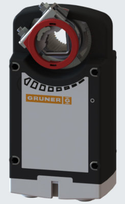 Электропривод с возвратной пружиной Gruner 361-230-10-S2