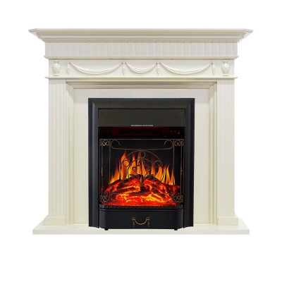 Каминокомплект Royal Flame Corfu - Слоновая кость с очагом Majestic FX Black