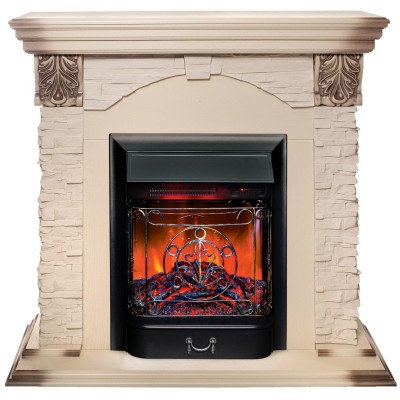 Камин электрический RealFlame Dublin Lux WT с Majestic Lux BL