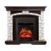Каминокомплект Royal Flame Glasgow - Темный дуб / Белый с очагом Majestic FX Black