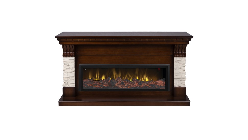 Камин электрический RealFlame Michigan 42 AO с очагом Beverly 1000