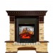 Каминокомплект Royal Flame Pierre Luxe угловой - Темный дуб / Сланец с очагом Majestic FX M Black