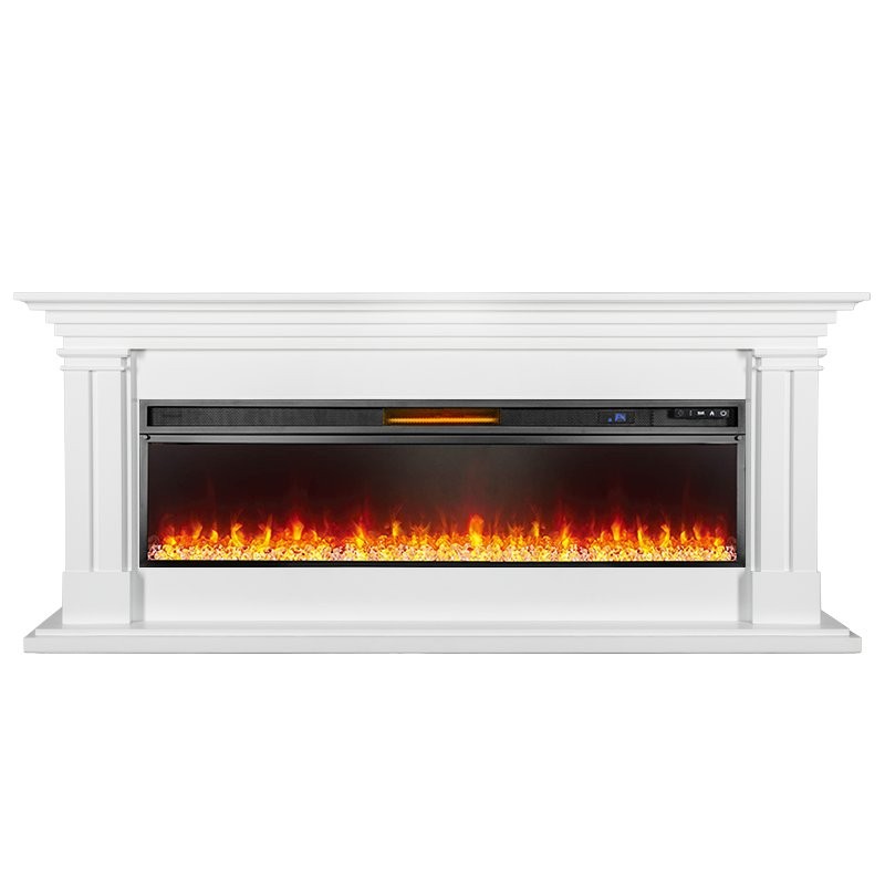 Каминокомплект Royal Flame Lyon 60 - Белый с очагом Vision 60 LED
