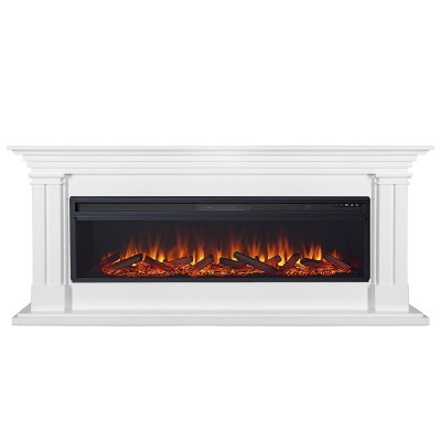 Каминокомплект Royal Flame Lyon 60 - Белый с очагом Vision 60 LOG LED
