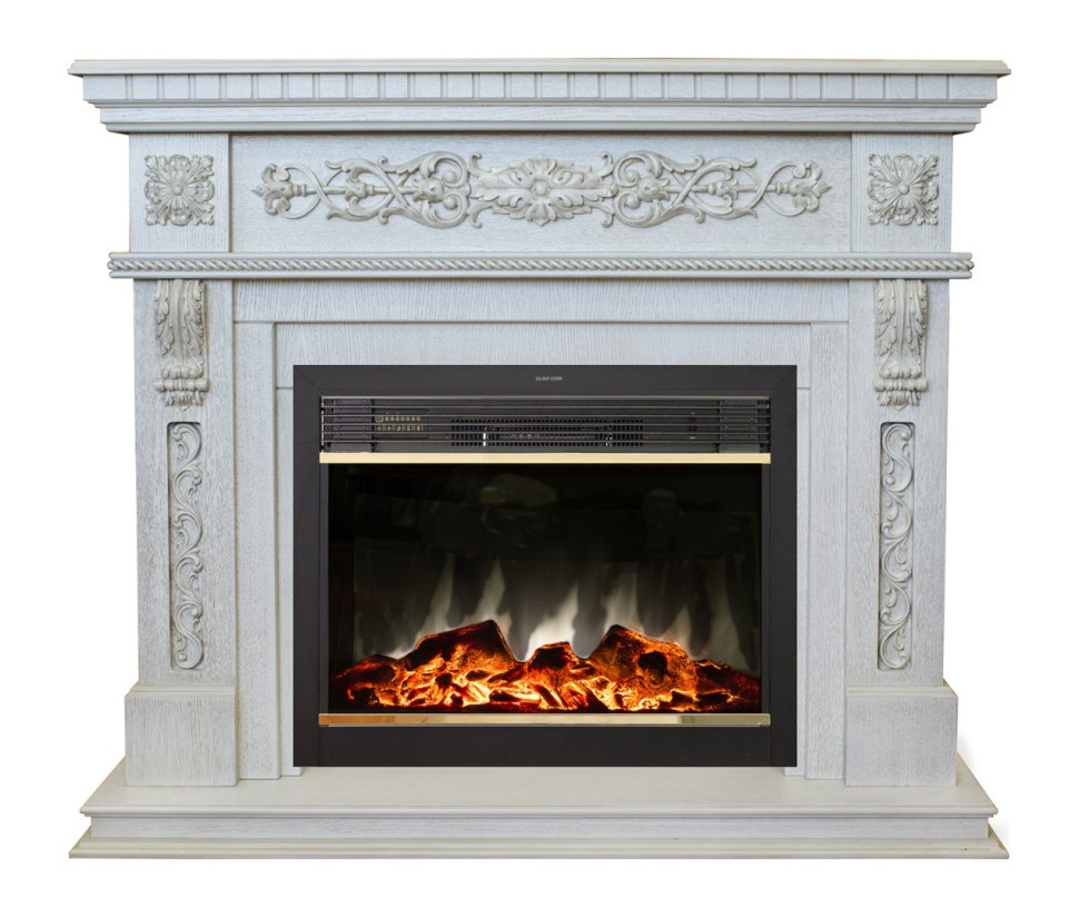 Камин электрический RealFlame Estella 26 WT с MoonBlaze S LUX BR
