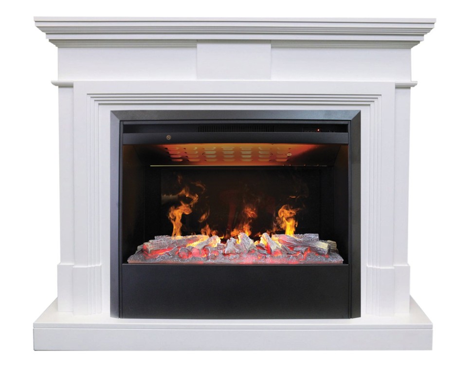 Камин электрический RealFlame Marco 26 WT с Helios 26 3D
