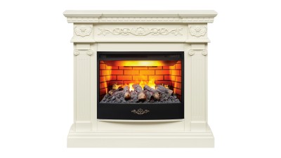 Камин электрический RealFlame Riviera 25,5 WT c очагом FireStar 25,5 3D