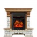 Каминокомплект Royal Flame Pierre Luxe - Дуб / Белый с очагом Majestic FX Black
