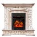 Каминокомплект Royal Flame Preston - Белый/Слоновая кость с патиной с очагом Majestic FX Black