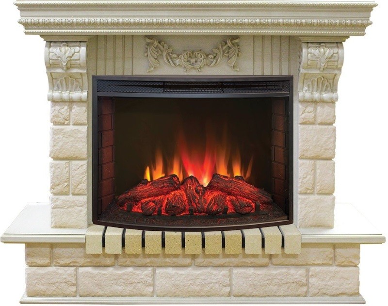 Камин электрический RealFlame Gracia 25'5  WT с Evrika 25,5
