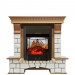 Каминокомплект Royal Flame Pierre Luxe - Дуб / Белый с очагом Majestic FX M Black