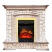 Каминокомплект Royal Flame Preston - Белый/Слоновая кость с патиной с очагом Majestic FX Brass