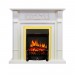 Каминокомплект Royal Flame Venice - Фактурный белый с очагом Fobos FX Brass