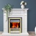 Каминокомплект Royal Flame Venice - Фактурный белый с очагом Fobos FX Brass
