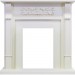 Каминокомплект Royal Flame Venice - Фактурный белый с очагом Fobos FX M Black