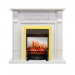 Каминокомплект Royal Flame Venice - Фактурный белый с очагом Fobos FX M Brass