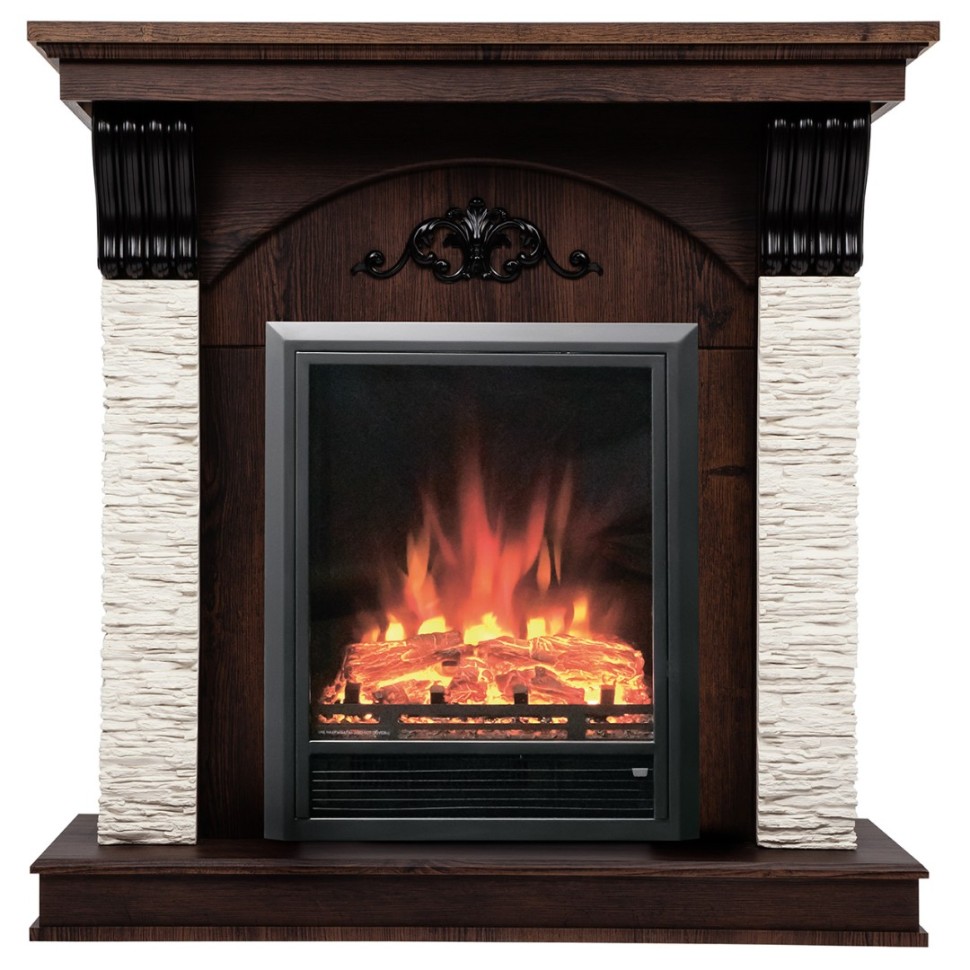 Камин электрический RealFlame Corfino NT с очагом Eugene