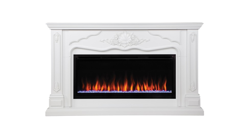 Камин электрический RealFlame Victoria 42 WT с очагом Saphir 42