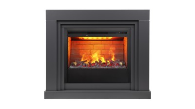 Камин электрический RealFlame Stanley 26 GR с очагом Helios 26 3D