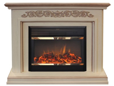 Камин электрический RealFlame Leticia 26 WT  с MoonBlaze Lux BL S