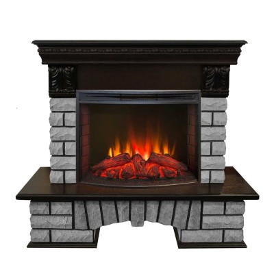 Камин электрический RealFlame Country Lux Rock 25 AO с Evrika 25,5