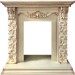 Каминокомплект Royal Flame Adriana - Cлоновая кость с очагом Majestic FX M Brass