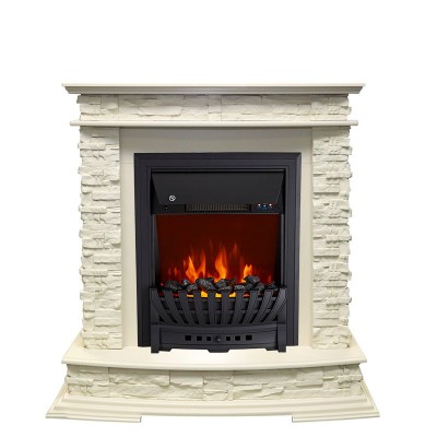 Каминокомплект Royal Flame Luzern - Слоновая кость с очагом Aspen Black