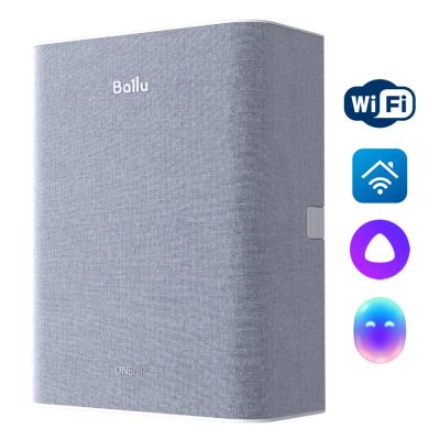Ballu ONEAIR ASP-100 серый - очиститель воздуха приточный