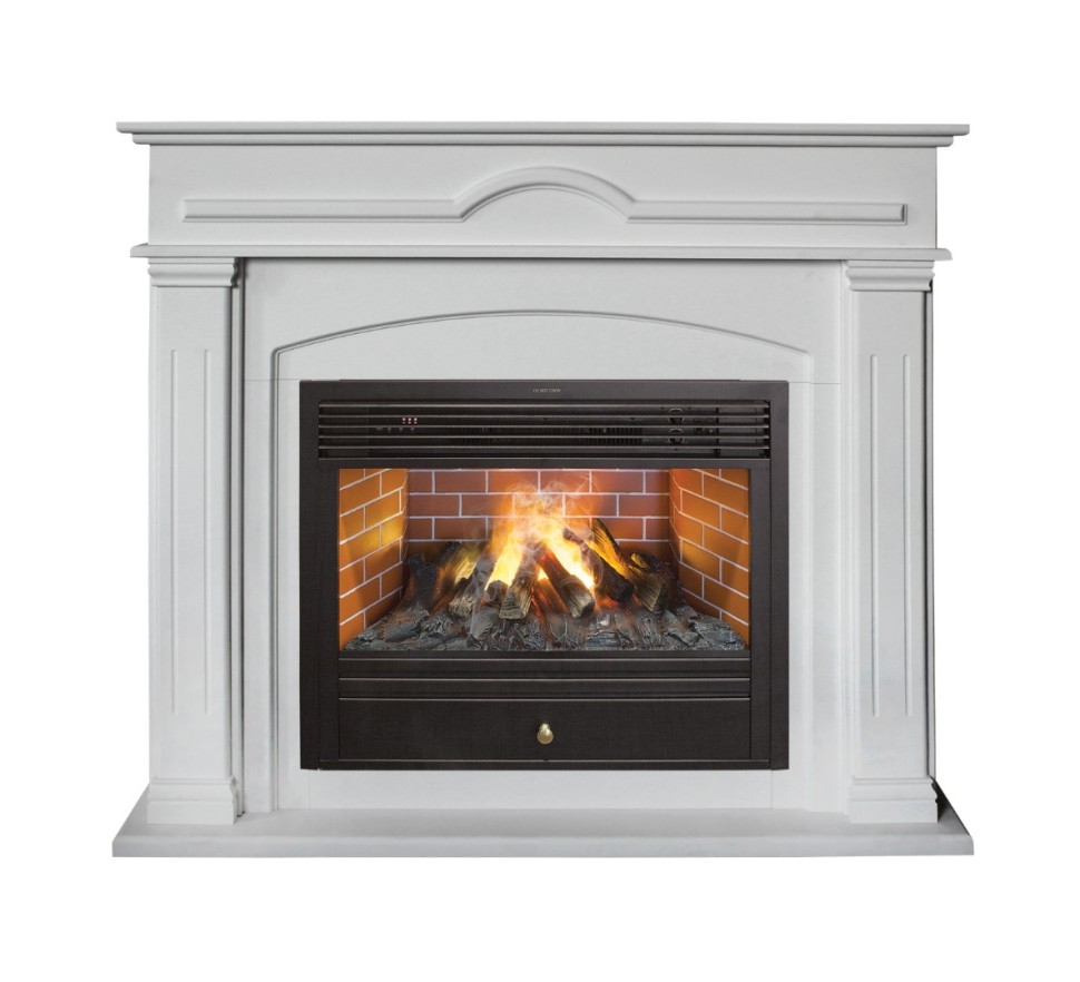 Камин электрический RealFlame Mirra 26 WT с Novara 26 3D