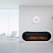 Каминокомплект Royal Flame Soho - Белый с черным с очагом Vision 60 LOG LED
