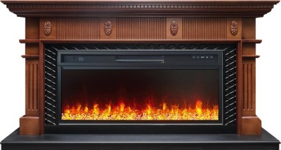 Каминокомплект Royal Flame Carlyle - Орех с черным с очагом Vision 42 LED