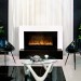 Каминокомплект Royal Flame Sorrento угловой - Белый дуб с очагом Majestic FX Brass